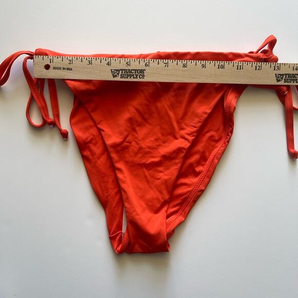 Andie Swim The String Bikini Bottom Orange - Picture 4 of 11